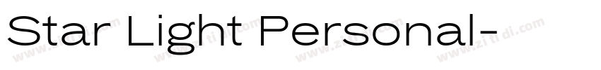 Star Light Personal字体转换